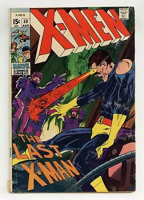 Buy Uncanny X-Men #59 GD+ 2.5 1969 • 30.56£