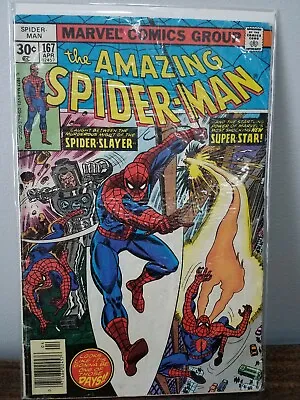 Buy The Amazing Spider-Man #167 (Apr 1977, Marvel) • 4.35£