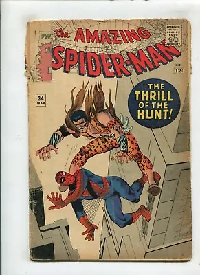 Buy Amazing Spider-man #34 (1.5) Kraven!! 1965 • 39.41£