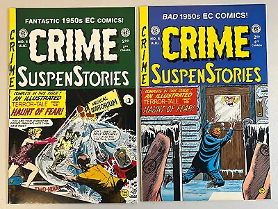 Buy Crime SuspenStories #4 & 8 Reprint  2 Issue Comic Lot • 6.40£