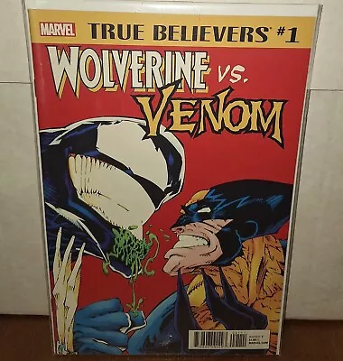 Buy Wolverine Vs Venom True Believers #1 Marvel Comics • 3.99£