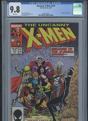 Buy Uncanny X-Men #219 1987 CGC 9.8 • 59.38£