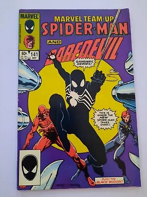 Buy Marvel Team-Up Spider-Man And Daredevil #141 1st Appearance Of The Black Suit  • 80.43£