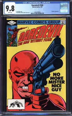 Buy Daredevil #184 Cgc 9.8 White Pages // Punisher Appearance Marvel Comic Id: 53725 • 139.92£
