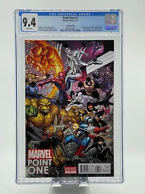 Buy Marvel POINT ONE (2012) #1 CGC 9.4 BRADSHAW  1st SAM ALEXANDER Nova • 39.82£