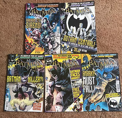 Buy Batman Arkham Graphic Comic Books No# 06,18,20,21,22 2014/15 Very Good Condition • 3.50£