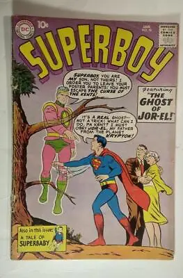 Buy Superboy #78 Jan 1960 Dc Comics Jorel Origin Superboy Cape Mr Mxyzptlk G/vg But • 27.58£