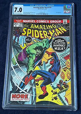 Buy Amazing Spider-Man #120 (May 1973) ✨ Graded 7.0 OFF-W TO WHITE By CGC ✔ Hulk App • 98.83£
