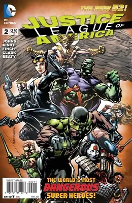 Buy Justice League Of America #2 (NM)`13 Johns/ Kindt/ Finch  (Cover B) • 4.95£