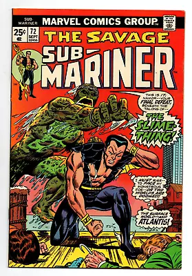 Buy Sub-Mariner #72 Final Issue - Namor - 1974 - VF/NM • 19.76£