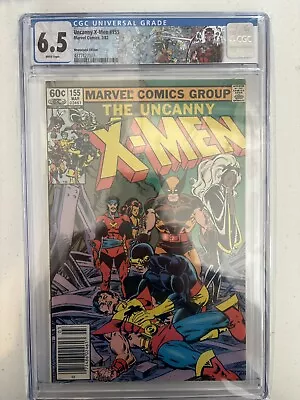 Buy Uncanny X-Men 155 Newsstand Edition CGC 6.5 • 27.32£