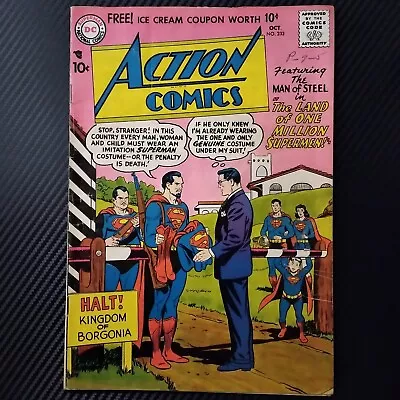 Buy 1957 Action Comics DC Comic Book #233  The Land Of One Million Superman  • 65.16£