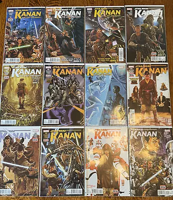 Buy STAR WARS KANAN The Last Padawan COMPLETE #1-12 Marvel Comics   • 103.93£