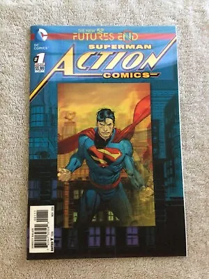 Buy New 52 Futures End Superman Action Comics #1 (2014) One-Shot Lenticular Cover NM • 3.99£