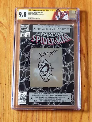 Buy AMAZING SPIDER-MAN #365 CGC SS 9.8 Signed Sketch Mark Bagley Signature Series • 335.21£