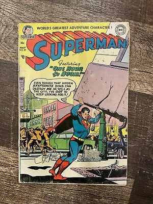 Buy Superman #89 (1954) G 1st Curt Swan Cover In Title KEY • 146.95£