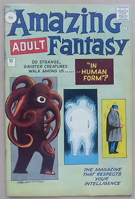 Buy Amazing Adult Fantasy #11, Stan Lee & Steve Ditko Silver Age Classic, 1962, Vf- • 490£
