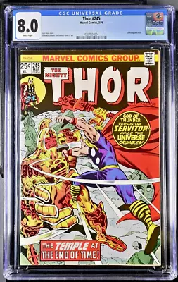 Buy Thor 245 CGC 8.0  W/Pages N/Case • 48.25£