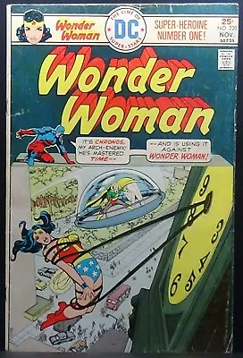 Buy Wonder Woman #220 1975 Vg 4.5 Neal Adams Art! Wonder Woman+atom Vs Chronos!  • 3.20£