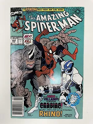 Buy Amazing Spider-Man #344 1st App Cletus Kasady Carnage Newsstand 1991 Marvel MCU • 20.90£