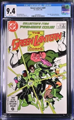 Buy 1986 Dc Comics Green Lantern 201 Green Lantern Corps 1st App Kilowog Cgc 9.4 • 80.34£