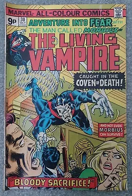Buy Adventure Into Fear #30 Feat. Morbius The Living Vampire. See Pics For Condition • 9.49£