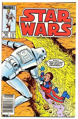 Buy STAR WARS #86 F, Mark Jewlers Insert Variant, Marvel Comics 1984 • 15.89£