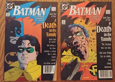 Buy DC Comics Batman Lot - Issues 427 428 - Mid-grade Death In The Family • 20.10£