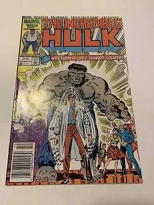 Buy Incredible Hulk #324 – October 1986 – Return Of Grey Hulk, VF (8.0) • 11.08£