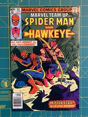 Buy Marvel Team-Up #92 - Apr 1980 - Vol.1 - Minor Key - Newsstand Edition - (7991) • 5.38£