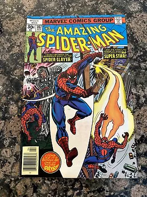 Buy The Amazing Spider-Man #167 (Marvel 1977) 1st Will-O’-Wisp VF/VF+ • 15.99£