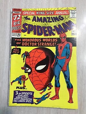 Buy Amazing Spider-man King-size Annual 2 Vf- White Pages ‘65 Shiny Covers Gorgeous  • 370.53£