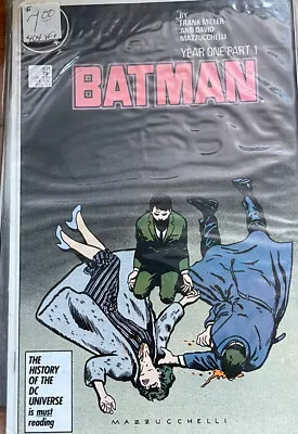 Buy DC Comics BATMAN #404 Key Issue Year One Part 1 Frank Miller Vf • 22.38£