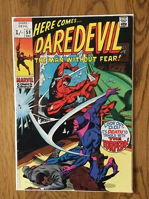 Buy Daredevil 59 ((1969) 1st Apparance Torpedo & Crimewave. Silver Age • 25£