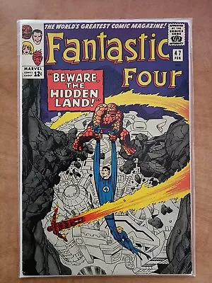 Buy Fantastic Four #47 1st Maximus 2nd Black Bolt 3rd Inhumans 7.0 (FINE/VERY FINE) • 60£