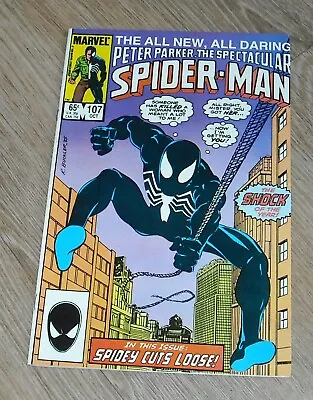 Buy SPECTACULAR SPIDER-MAN # 107 MARVEL COMICS October 1985 SIN EATER 1st APPEARANCE • 7.90£
