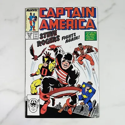 Buy CAPTAIN AMERICA #337 1988 KEY 1ST APPEARANCE Mike Zeck Homage Kirby Avengers 4 • 5.55£