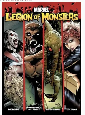 Buy Marvel Legion Of Monsters Hardcover, Morbius, Werewolf By Night Man-Thing Satana • 30£
