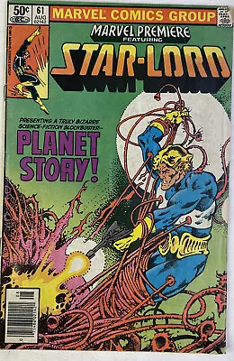 Buy 1981 Vol 1 No 61 Marvel Premiere Star-Lord Planet Story • 14.87£