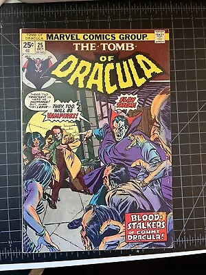 Buy Tomb Of Dracula # 25 Origin & 1st Appearance Of Hannibal King FINE COMIC MARVEL • 27.98£