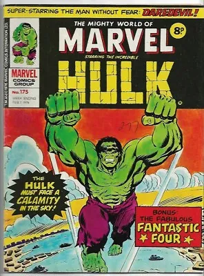 Buy The Mighty World Of Marvel #175 Hulk VG (1976) Marvel Comics UK • 2£