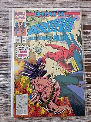 Buy WHAT IF... #48 Daredevil HAD Saved NUKE --MARVEL COMICS Apr 1993 • 7.91£