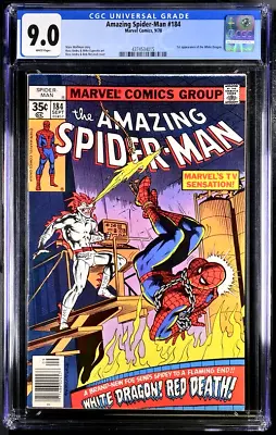 Buy Amazing Spider-Man 184 CGC  9.0  VF/NM   White/Pages • 68.04£