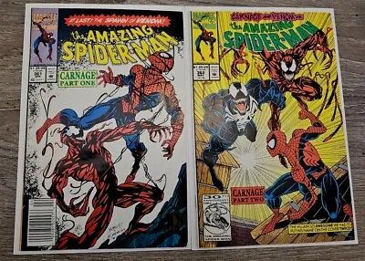 Buy Amazing Spider-Man #361 Newsstand & #362 - 1st Carnage - 8.0 - 9.0 W/ Press • 128.50£