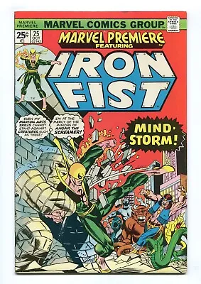 Buy Marvel Premiere #25 - Key 1st John Byrne Art On Iron Fist - Kane Cover - 1975 • 40.21£