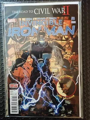 Buy Marvel Invincible Iron Man #9 2nd Print - 1st Appearance Of Riri Williams • 50£