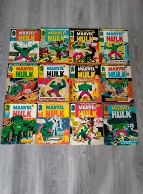 Buy X12 Hulk Marvel 1975 Comic Bundle 127 131 132 133 134 135 136 137 139 140 142 + • 27.50£