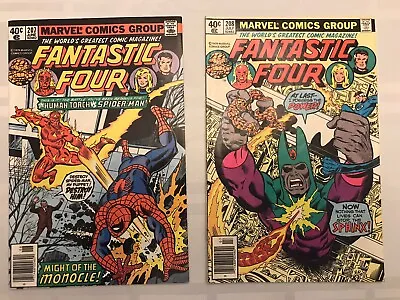 Buy Fantastic Four #207 & 208 Newsstand Spider-man Sphinx Marvel • 5.59£
