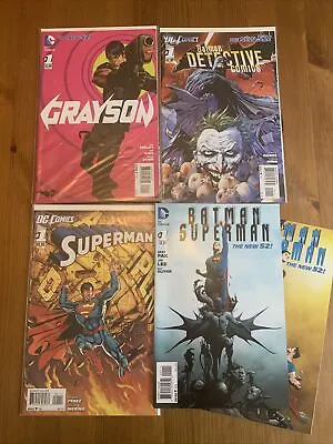 Buy New 52 Four Number 1 Issues (Superman, Detective Comics, Grayson, Batman Super) • 12£