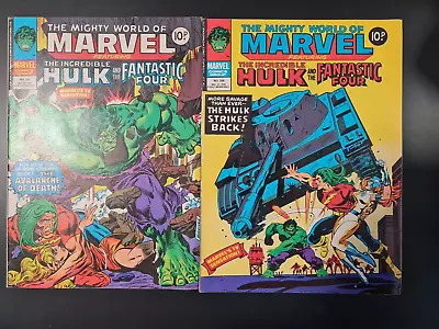 Buy The Mighty World Of Marvel Starring Hulk #325 & #326 Marvel Uk 1978 • 0.99£